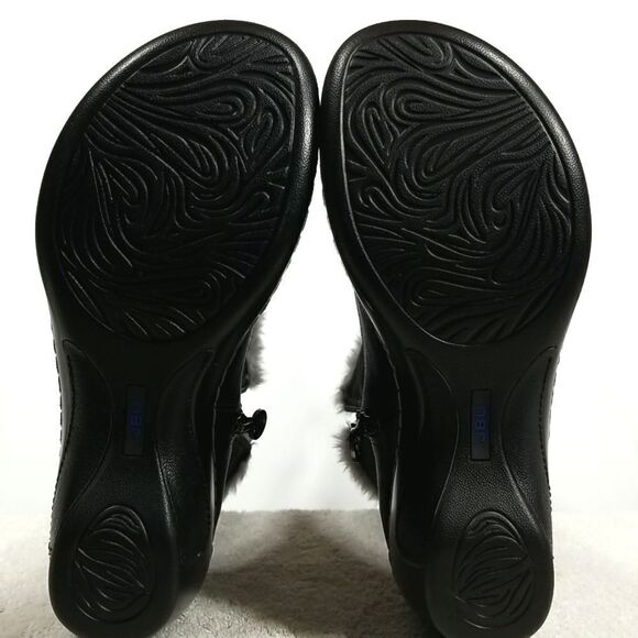 JBU by Jambu Boots "Camille" Faux Fur Lined Side Zip Wedge Mid-Calf Womens 8.5 - Picture 5 of 11